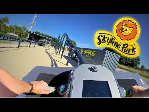 Sky Dragster Skyline Park | Spike Coaster - Onride POV