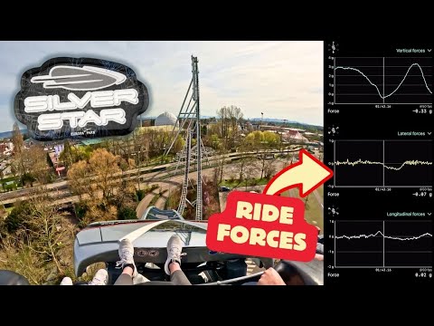 Silver Star: Front Row G-Force Ride im Europa Park 2024 | Onride POV